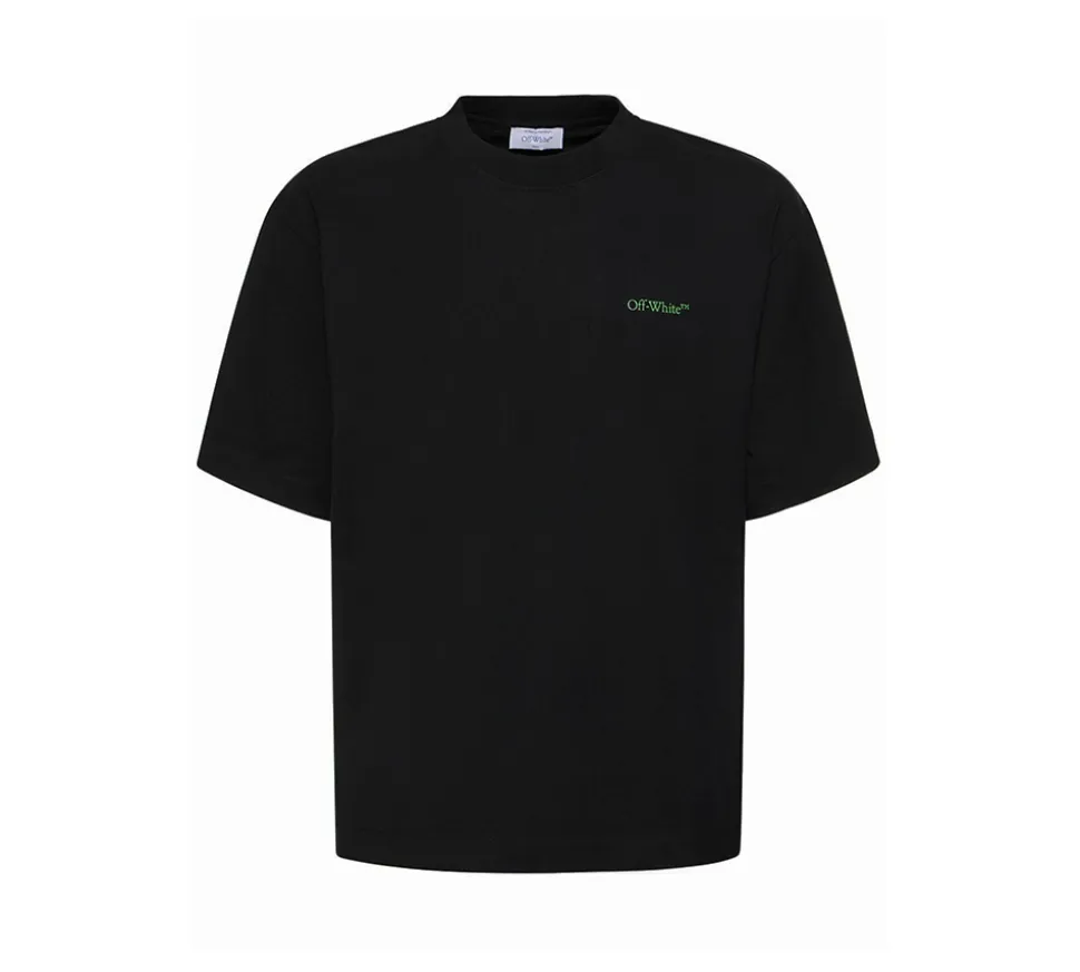 OFF-WHITE Moon Arrow T-Shirt - Black/Green