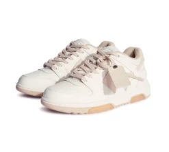 Off-White OOO Leather - White Light Pink Beige