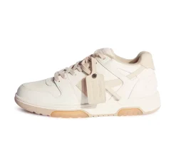 Off-White OOO Leather - White Light Pink Beige
