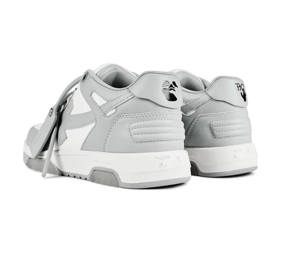 Off-White Out Of Office Calf Leather - White Grey