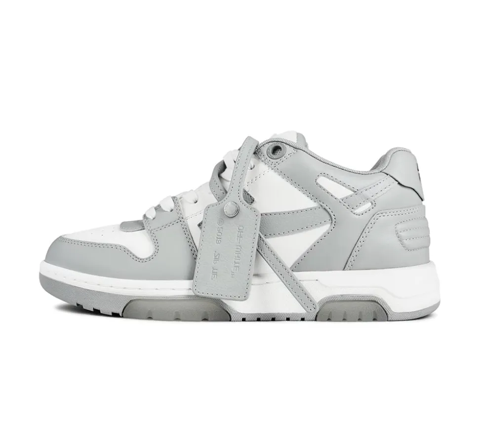 Off-White Out Of Office Calf Leather - White Grey