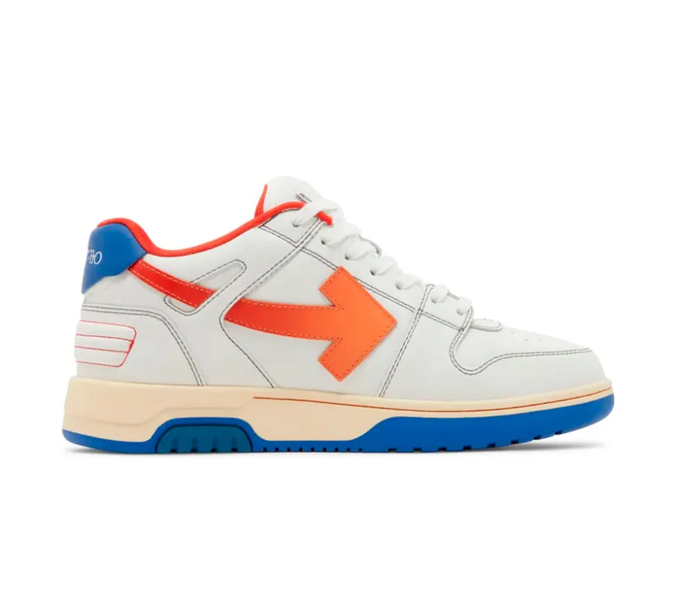 Off-White Out Of Office 'Contrast Stitching' - White Red