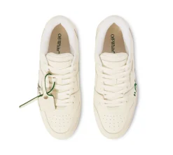 OFF-WHITE Out Of Office For Walking Low Tops - White Green