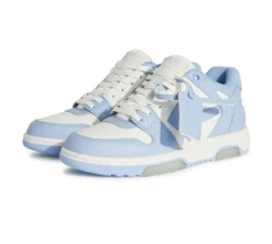 OFF-WHITE Out Of Office Low Tops - Light Blue