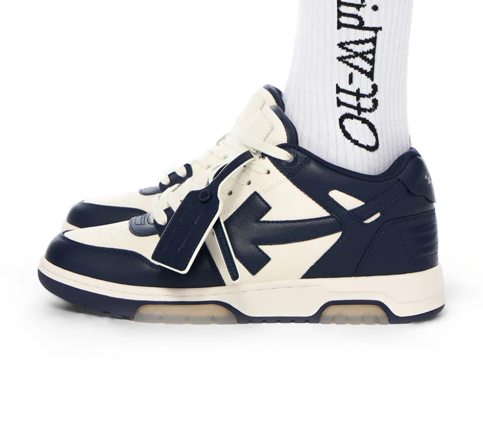 OFF-WHITE Out Of Office Low Tops - White Petrol