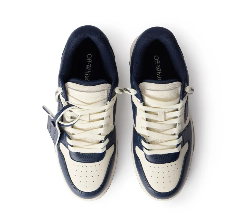 OFF-WHITE Out Of Office Low Tops - White Petrol
