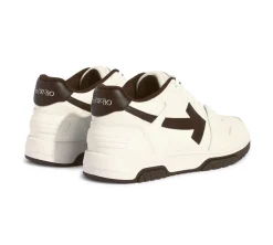 OFF-WHITE Out Of Office Low Tops - White/Chocolate