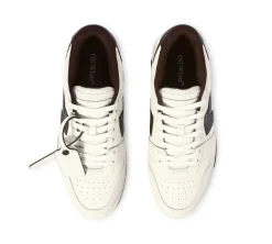 OFF-WHITE Out Of Office Low Tops - White/Chocolate