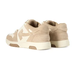 OFF-WHITE Out Of Office Low Tops - Beige Brown