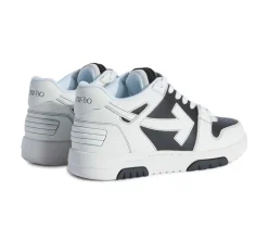 OFF-WHITE Out Of Office OOO Low Tops - Black White