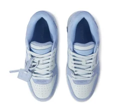 OFF-WHITE Out Of Office OOO Low Tops - Dusty Blue Ice Out Suede