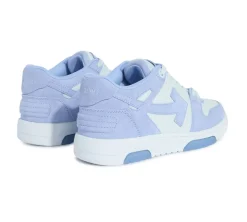OFF-WHITE Out Of Office OOO Low Tops - Dusty Blue Ice Out Suede