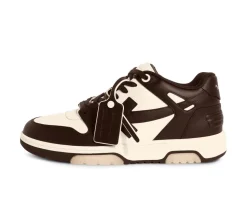 OFF-WHITE Out Of Office "OOO" Low Tops - Chocolate Cream