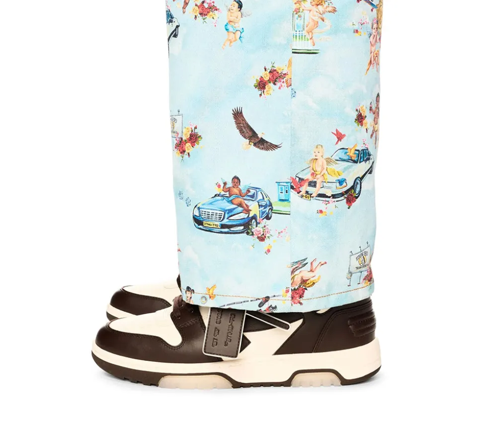 OFF-WHITE Out Of Office "OOO" Low Tops - Chocolate Cream