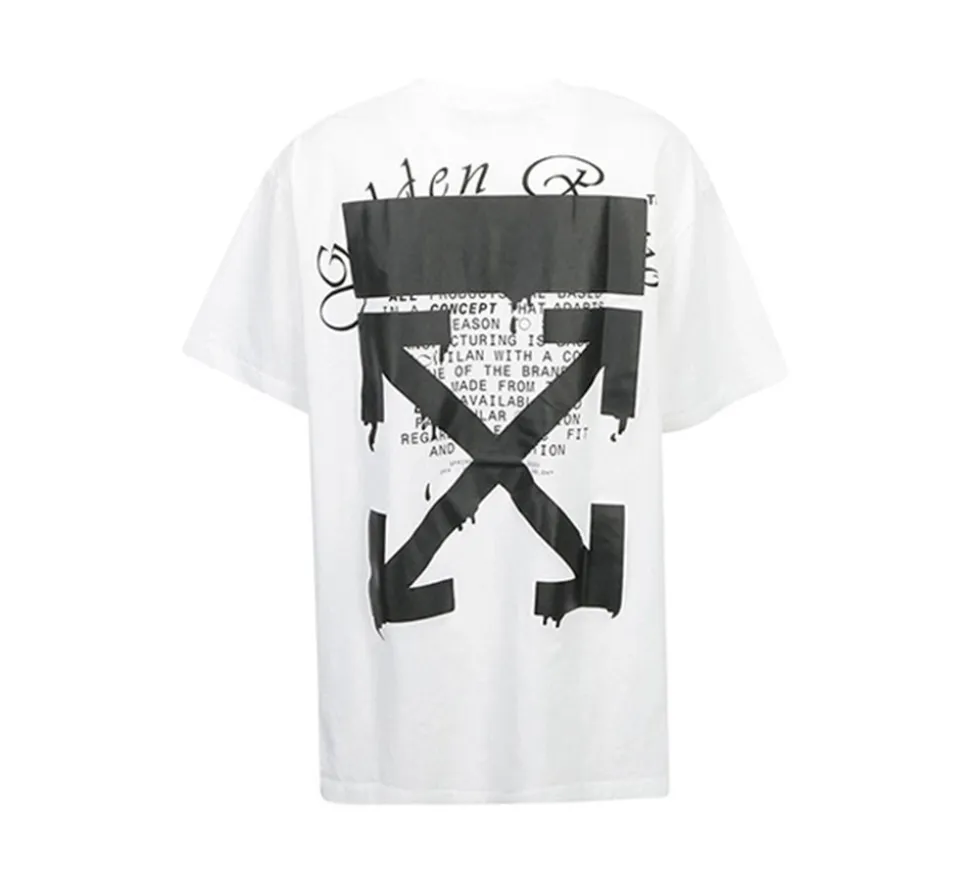 Off-White Oversized Dripping Arrows T-shirt - White