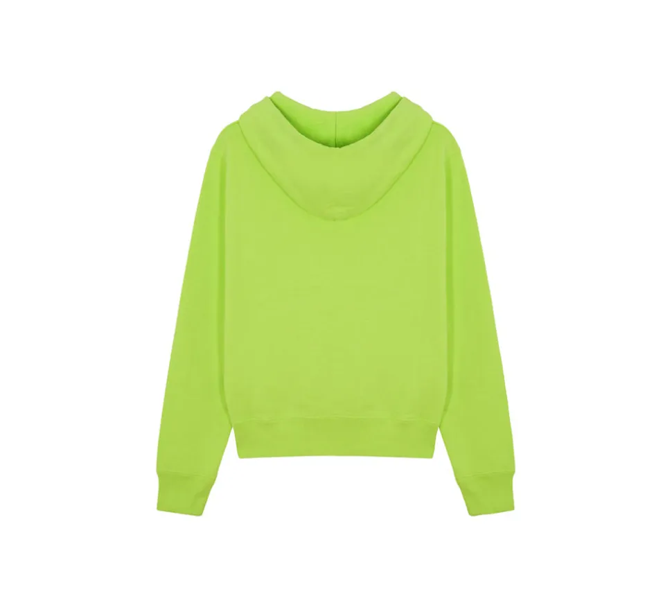OFF-WHITE Seasonal Logo Print Hoodie - Fluo Yellow/Black