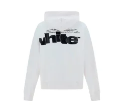 Off-White Shared Logo Skate Hoodie - White