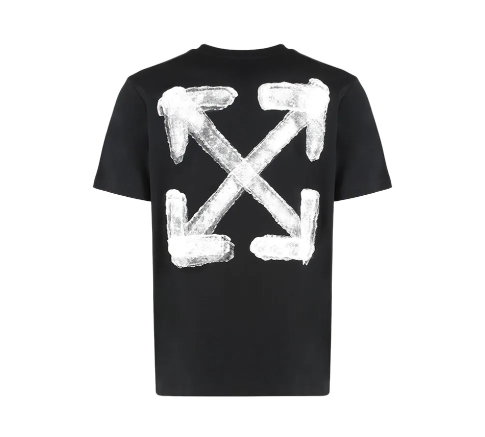 Off-White SPRAY ARROW SLIM S/S T-shirt - Black