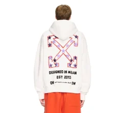 Off-White Star Arrow Skate Hoodie - White