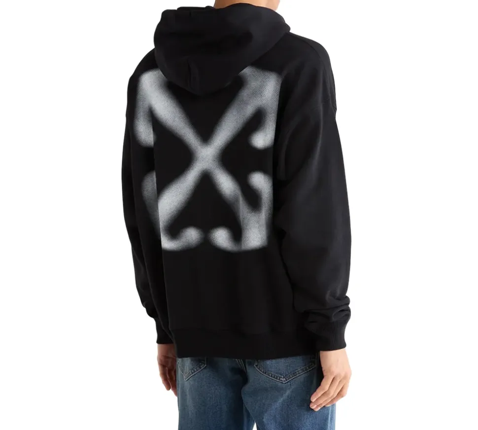Off-White Vanish Arrow Skate Hoodie - Black