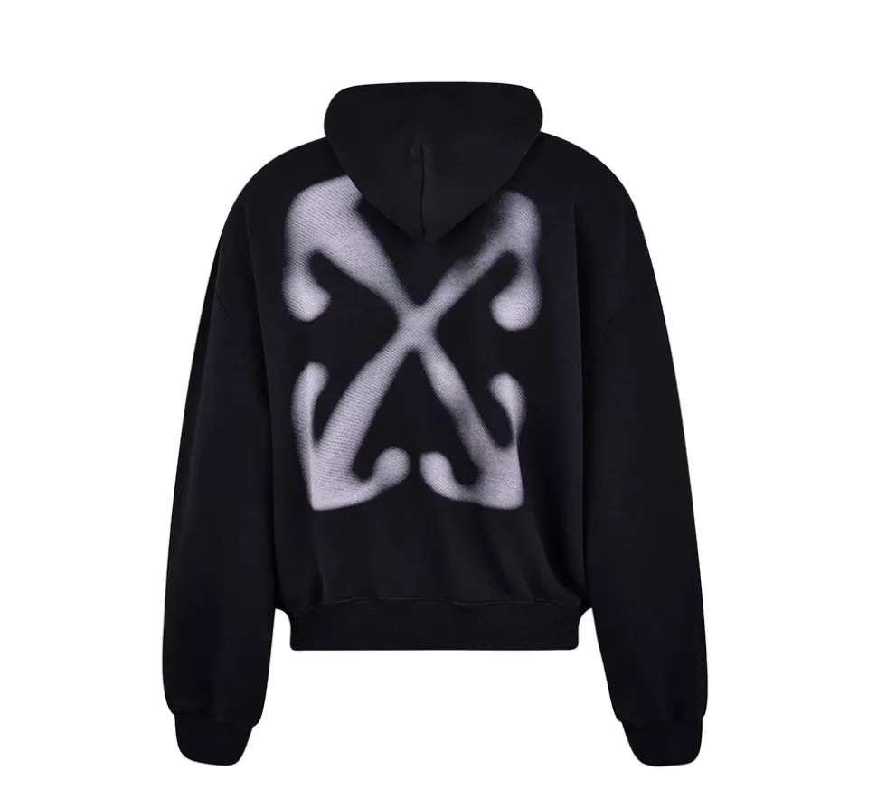 Off-White Vanish Arrow Skate Hoodie - Black