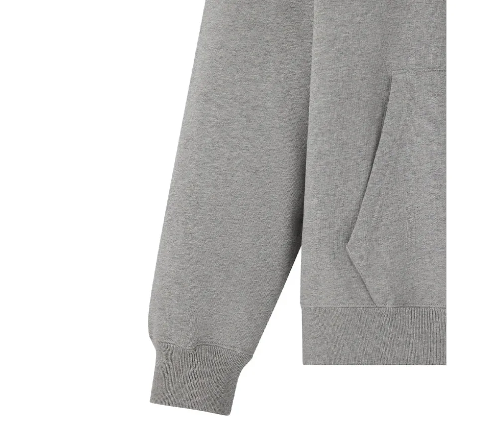 OVO Classic Full-Zip Hoodie - Heather Grey