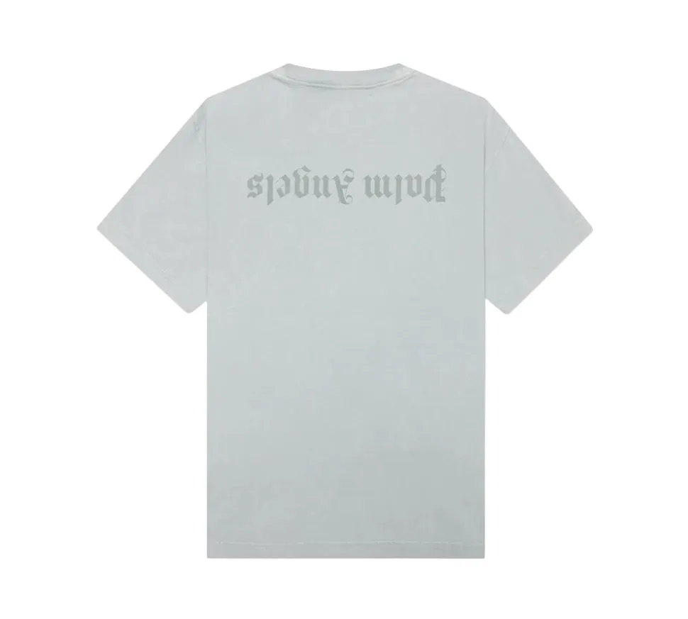Palm Angels Gd Reverse Logo T-shirt - Light Grey