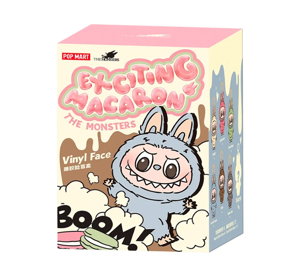 Pop Mart Labubu 'The Monsters' - Exciting Macarons Vinyl Plush Blind Box