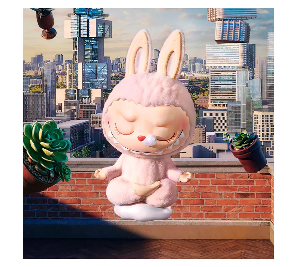 Pop Mart Labubu 'The Monsters' - Lazy Yoga Series Figures Single Blind Box