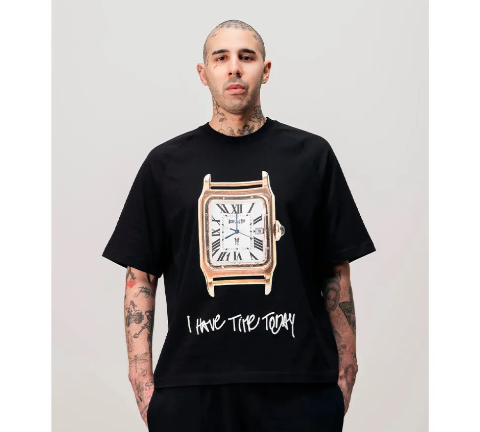 Realm "CLOCK" T-Shirt - Black
