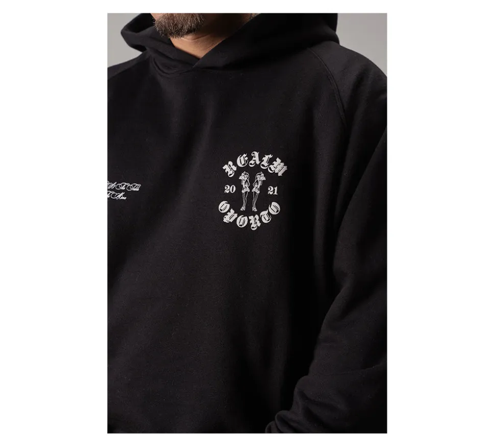 Realm Opo "LOGO" Hoodie - Black