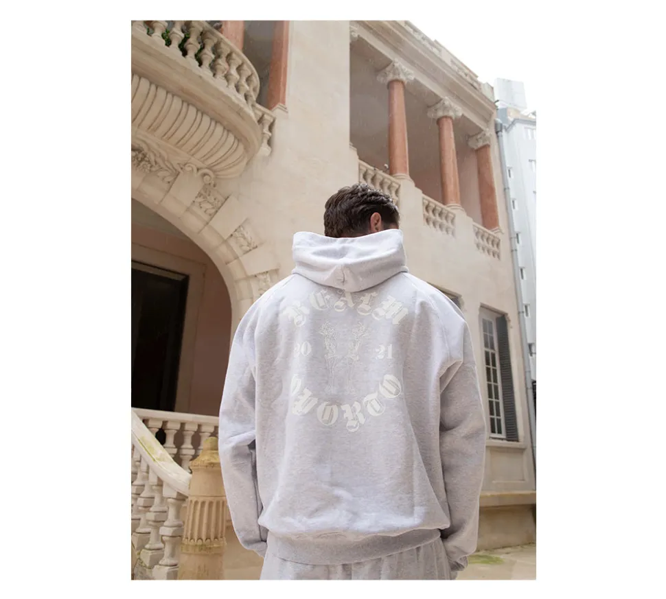 Realm Opo "LOGO" Hoodie - Grey