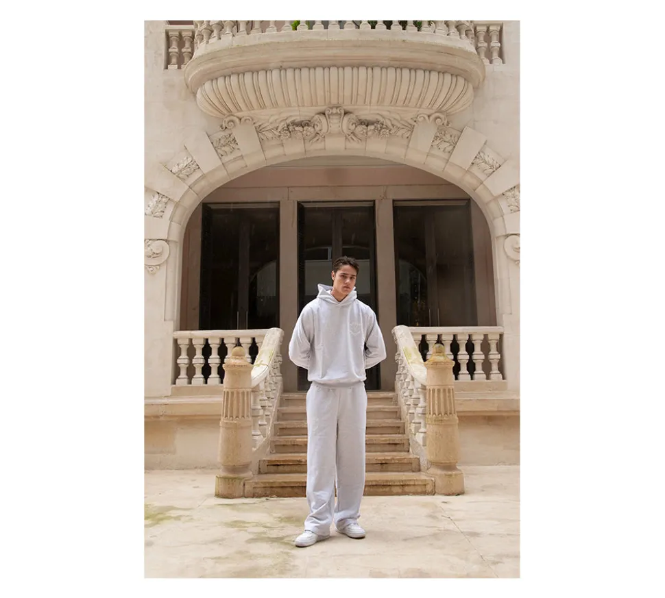 Realm Opo "LOGO" Hoodie - Grey