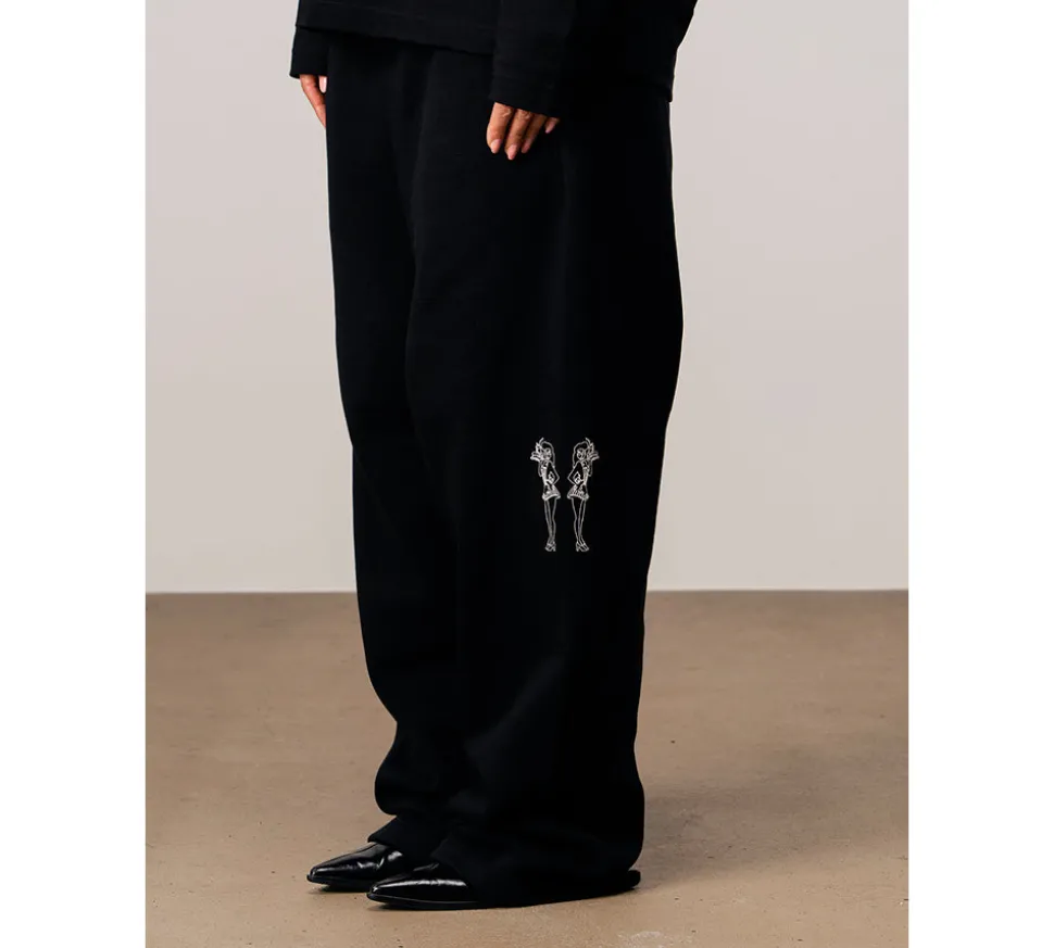 Realm Opo "REALM" Trackpants - Black