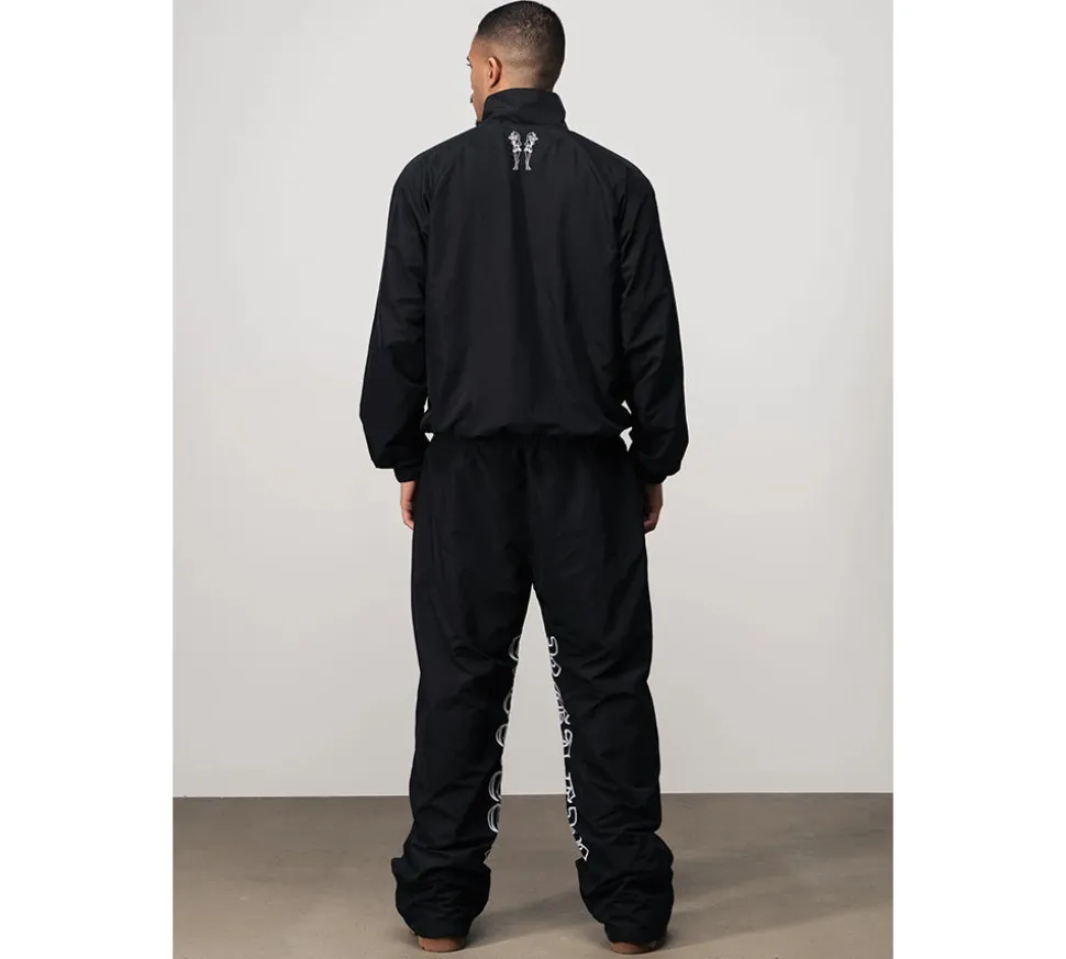 Realm Opo "REALM" Windbreaker Trackpants - Black