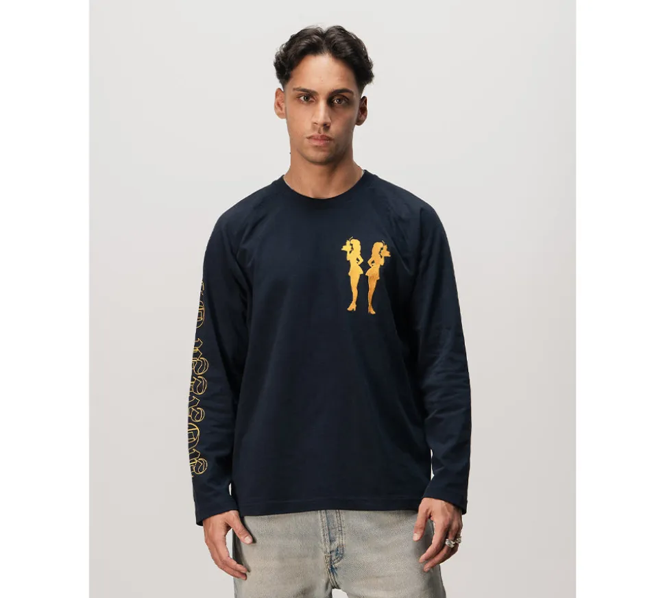 Realm “WAITRESSES” Long Sleeve - Navy