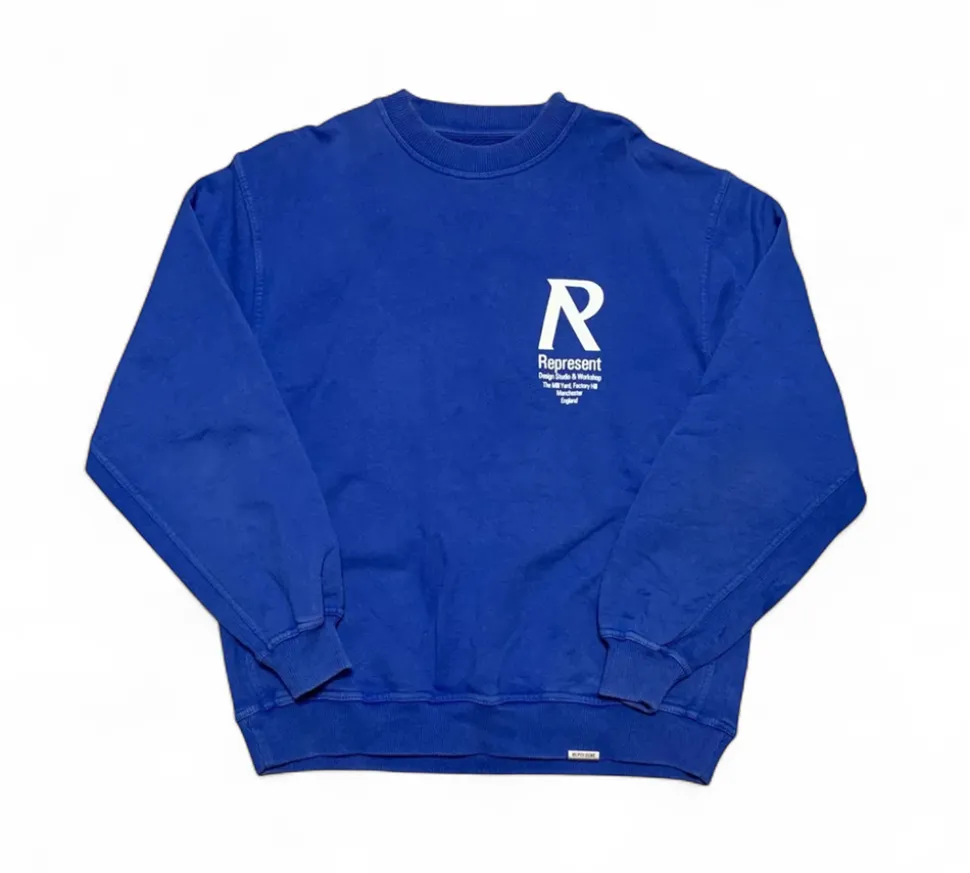 Represent Design Studio Workshop Crewneck - Royal Blue