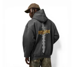 Represent Golden Tour Hooded Hoodie - Sun Fade Grey