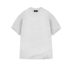 Represent Initial Oviersized Boxy T-Shirt - Ice Grey Marl