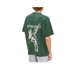 Represent Men's Power And Speed T-shirt - Forrest Green