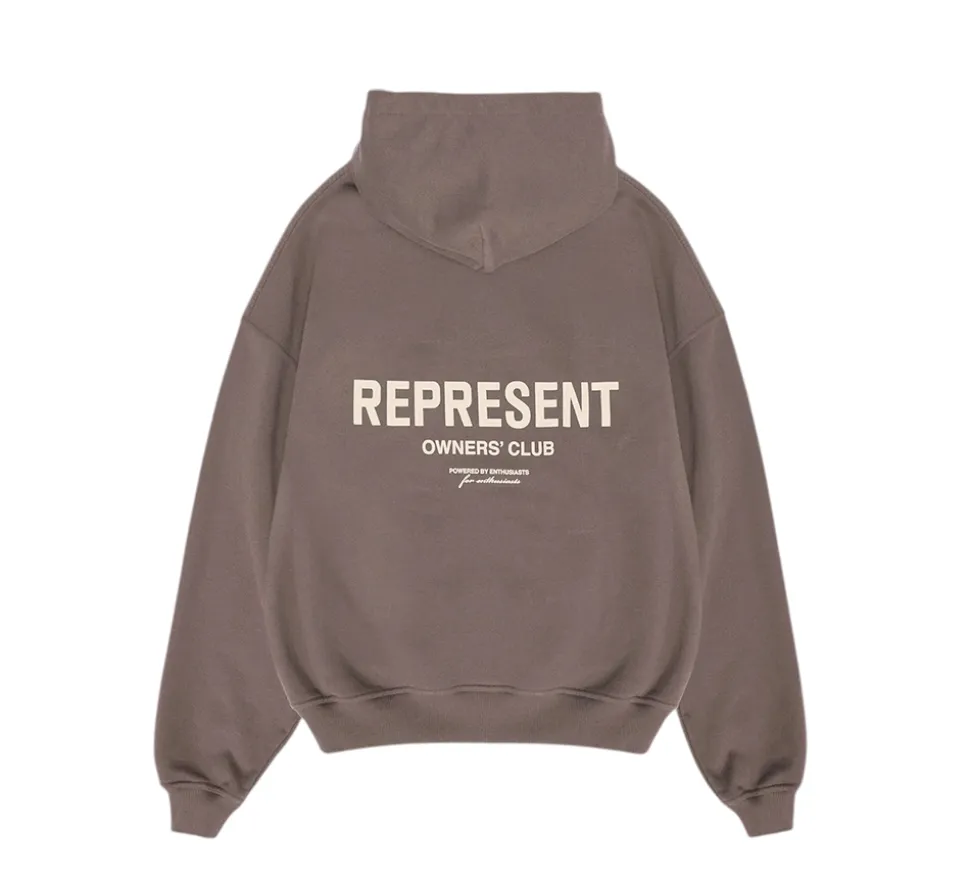 Represent Owners Club Hoodie - Fog