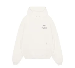 Represent Owners Club Stamp Hoodie - Flat White