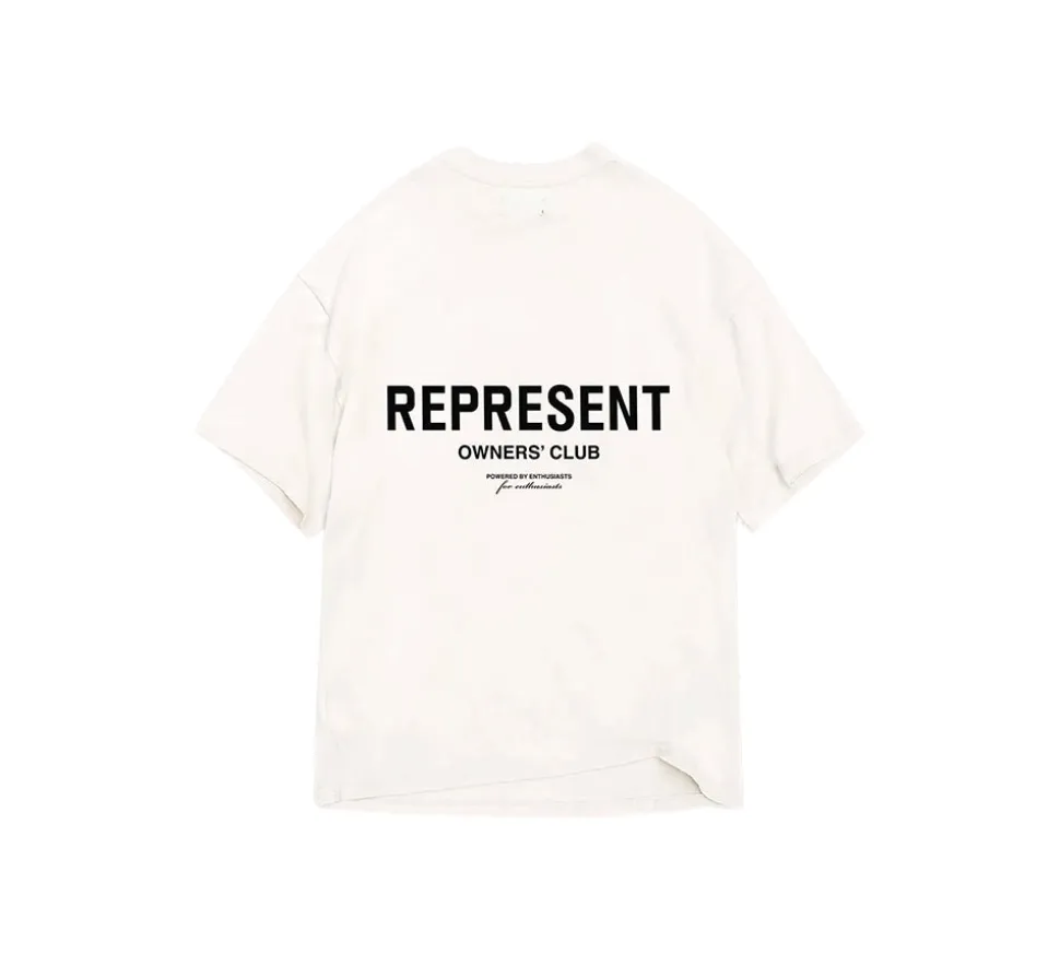 Represent Owners Club T-shirt - Flat White