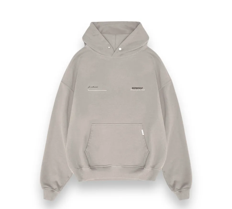 Represent Patron Of The Club Hoodie - Mudstone