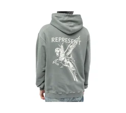Represent Power And Speed Hoodie - Olive
