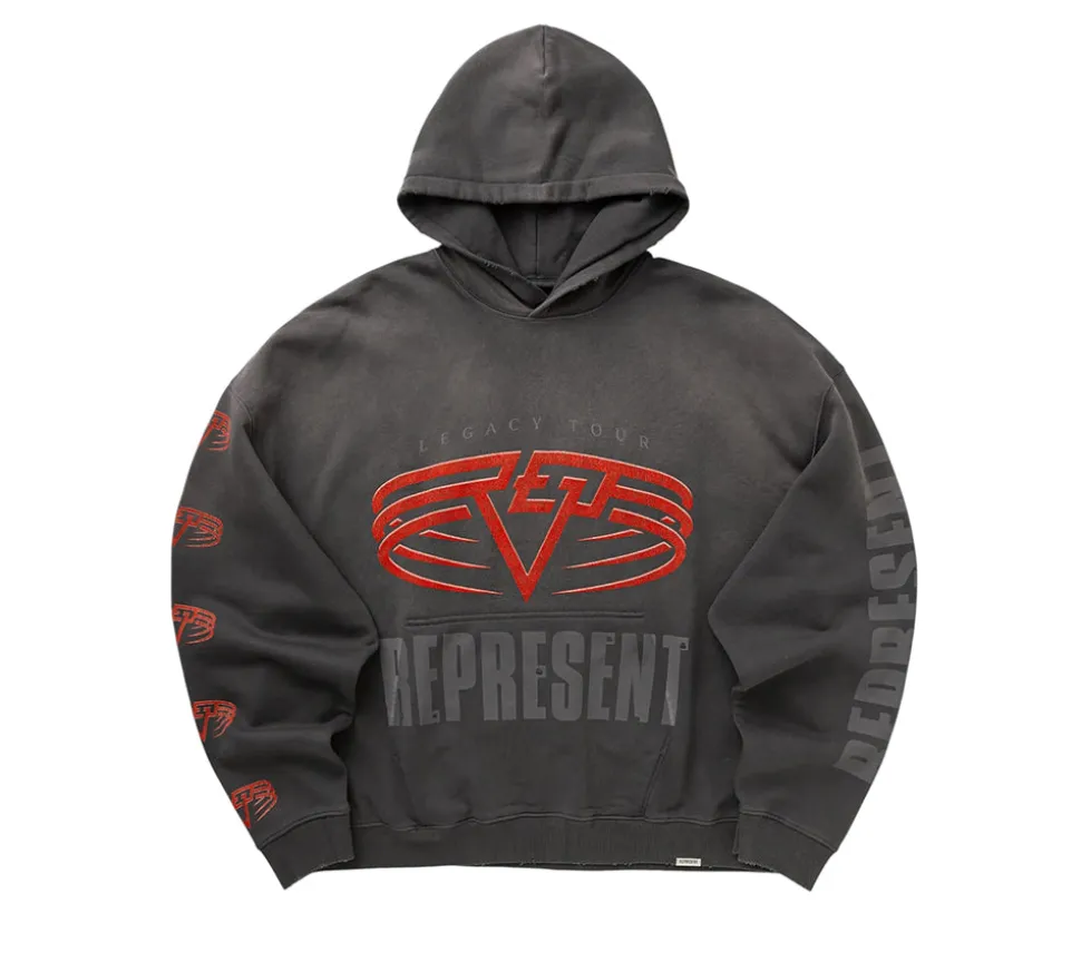 Represent Reversible Living Legacy Tour Hoodie - Aged Grey