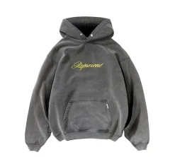 Represent Script Logo Hoodie - Vintage Grey