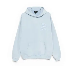 Represent Western Initial Embroidered Hoodie - Mountain Blue