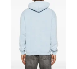 Represent Western Initial Embroidered Hoodie - Mountain Blue