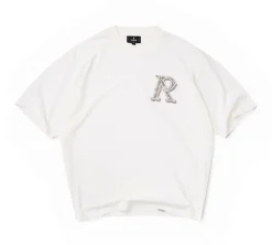 Represent Western Initial T-Shirt - Flat White